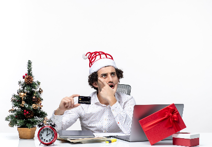uso de tarjeta de crédito en Navidad y gastos de fin de año